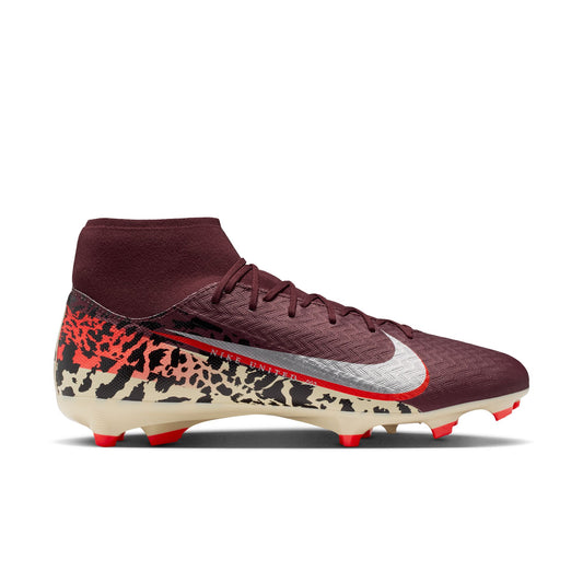 Nike United Mercurial Superfly 10 Academy FG Firm Ground Soccer Cleat - Burgundy Crush/Metallic Silver