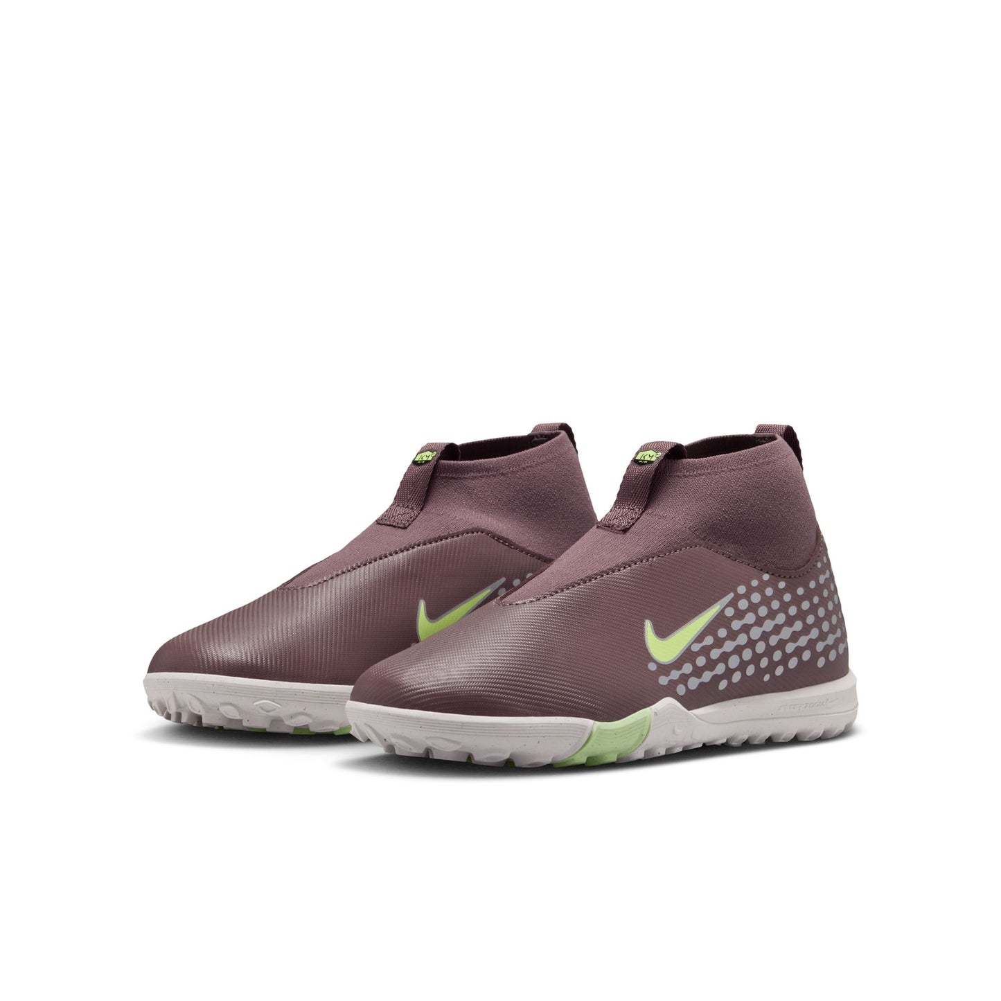 Nike Junior "Kylian Mbappe" Superfly Academy 10 Academy TF Turf Soccer Cleat - Plum Eclipse/Metallic Silver