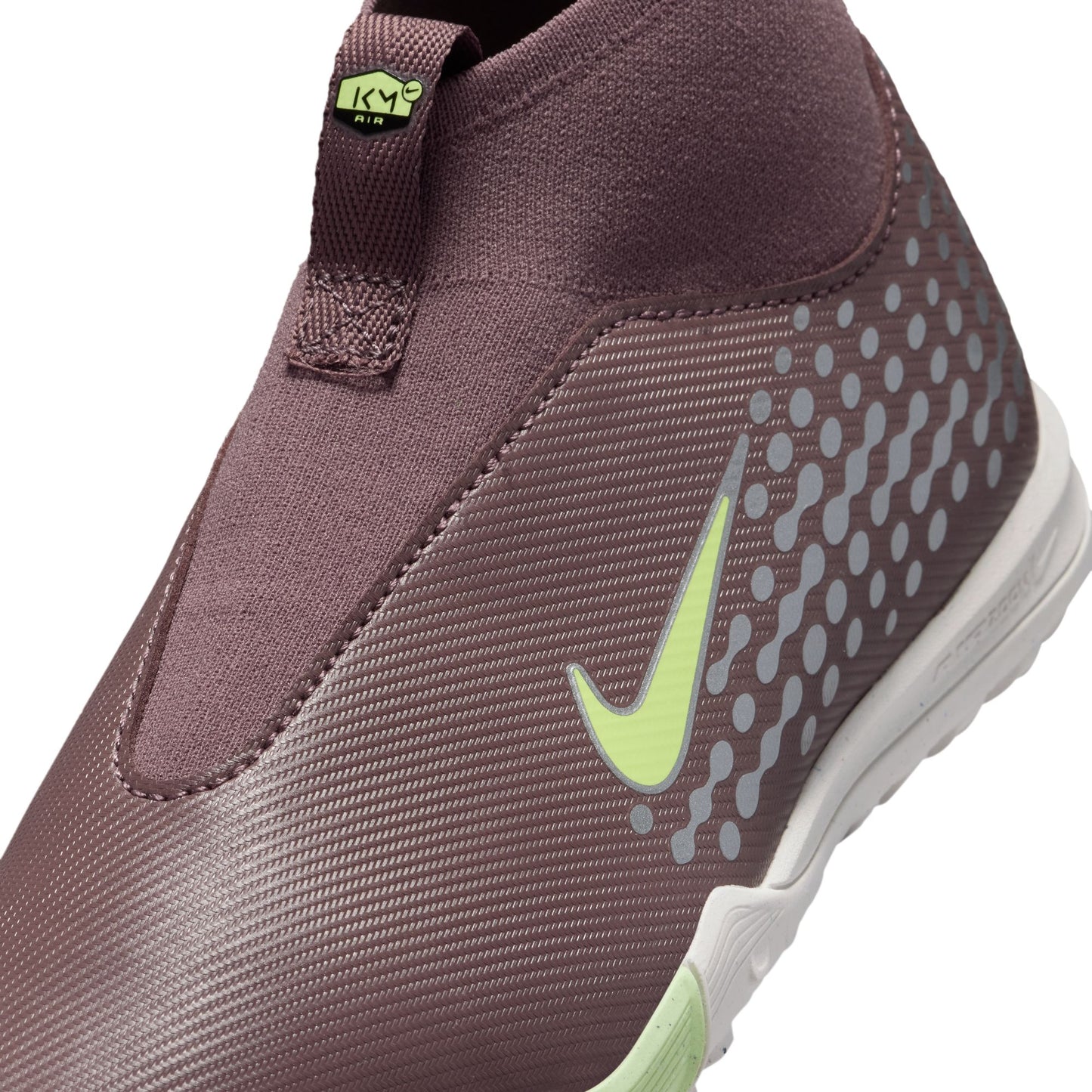 Nike Junior "Kylian Mbappe" Superfly Academy 10 Academy TF Turf Soccer Cleat - Plum Eclipse/Metallic Silver