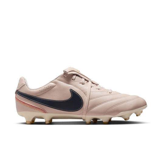 Nike Tiempo Ligera FT Pro FG Firm Ground Soccer Cleats- Pearl White/Dark Obsidian