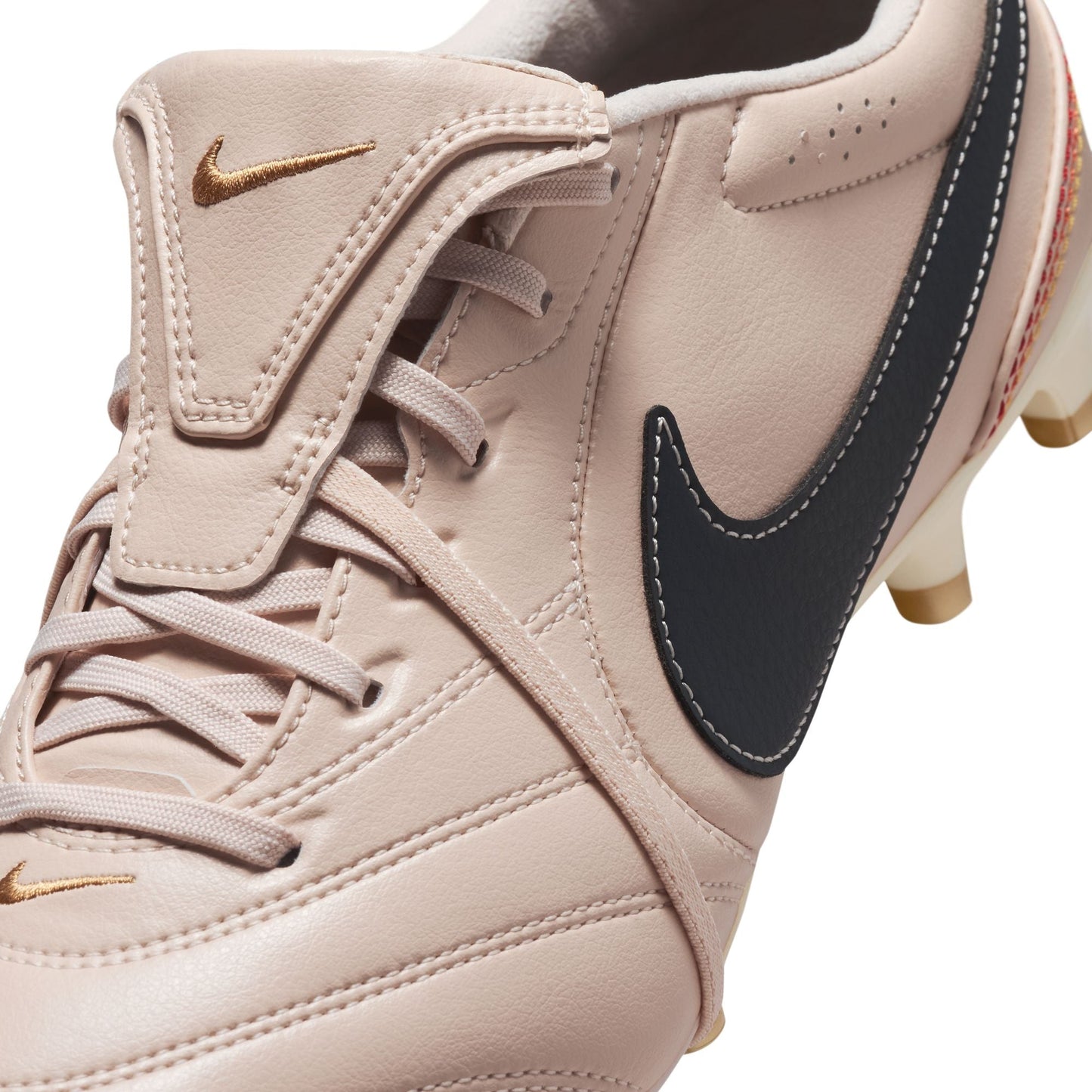 Nike Tiempo Ligera FT Pro FG Firm Ground Soccer Cleats- Pearl White/Dark Obsidian