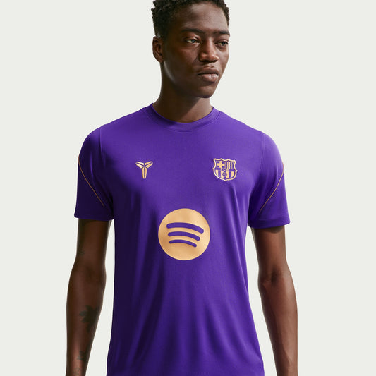 Men's Nike FC Barcelona Strike Away Kobe Dri-FIT Soccer Short-Sleeve Top 26/27
