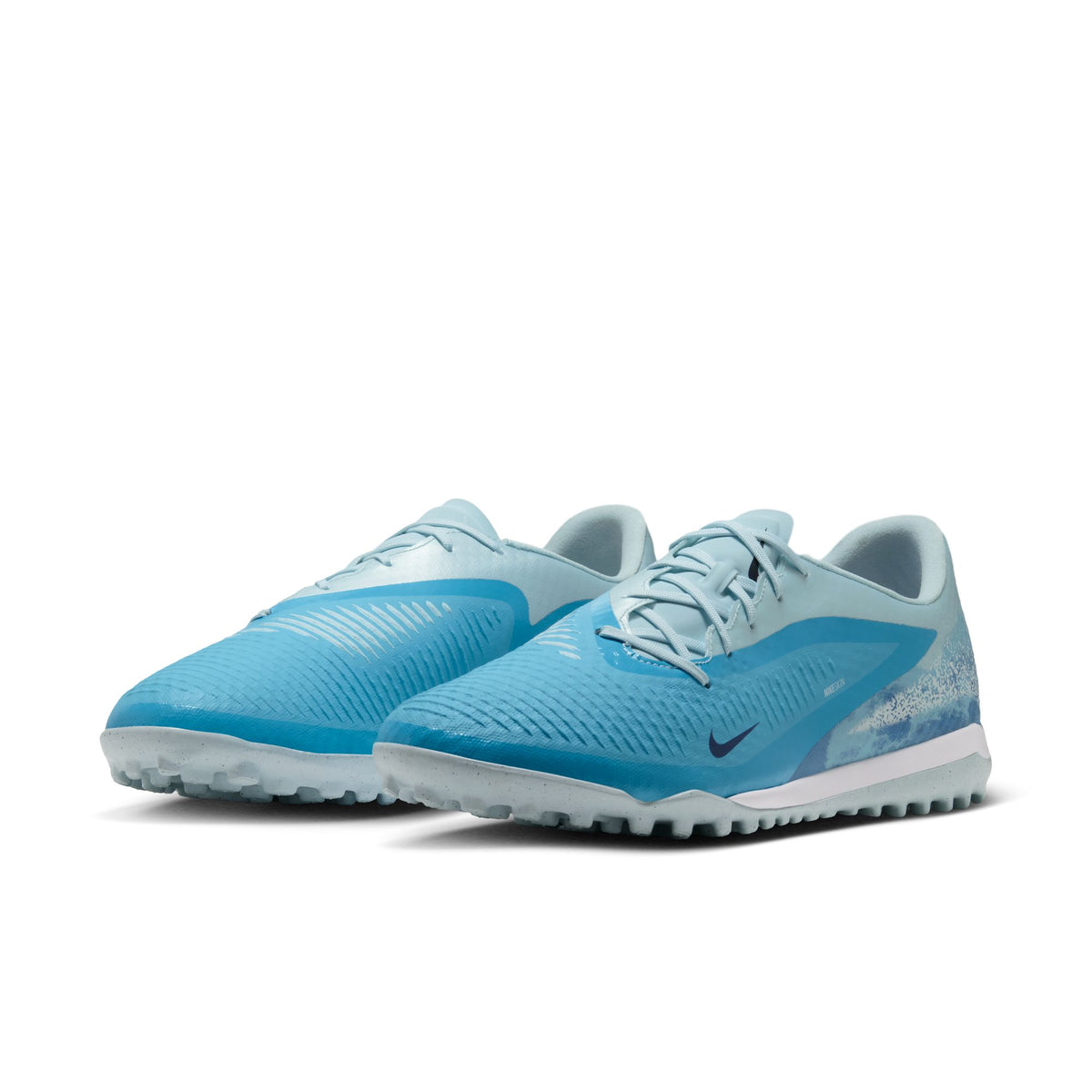 Nike Phantom 6 Low Academy "Erling Haaland" TF Turf Soccer Cleat - Baltic Blue/Blue Eclipse/Glacier Blue