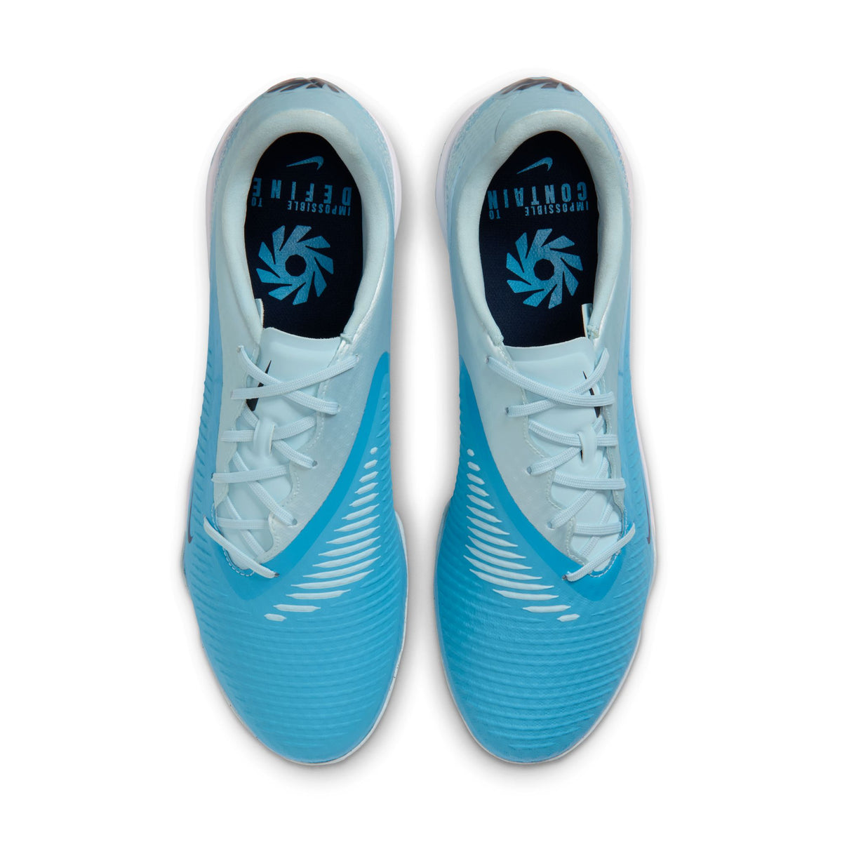 Nike Phantom 6 Low Academy "Erling Haaland" TF Turf Soccer Cleat - Baltic Blue/Blue Eclipse/Glacier Blue
