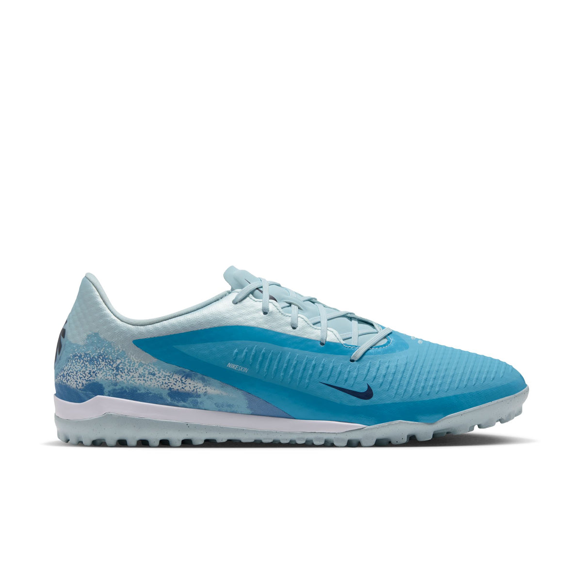 Nike Phantom 6 Low Academy "Erling Haaland" TF Turf Soccer Cleat - Baltic Blue/Blue Eclipse/Glacier Blue