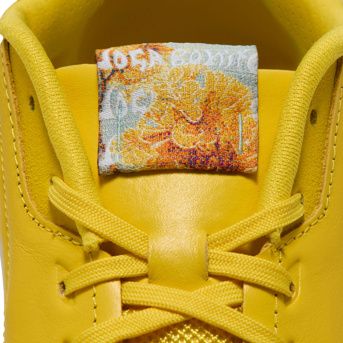 Nike Tiempo Streetgato PRM "Joga Bonito" IN Indoor Soccer Shoe - Chrome Yellow/White/Gum Medium Brown