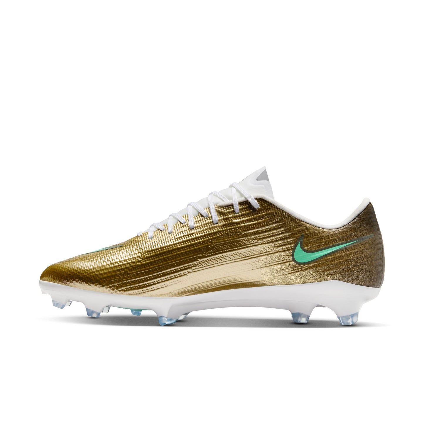 Nike Kylian Mbappe Mercurial Superfly 11 Pro FG Firm Ground Soccer Cleat - Metallic Gold/Green Glow