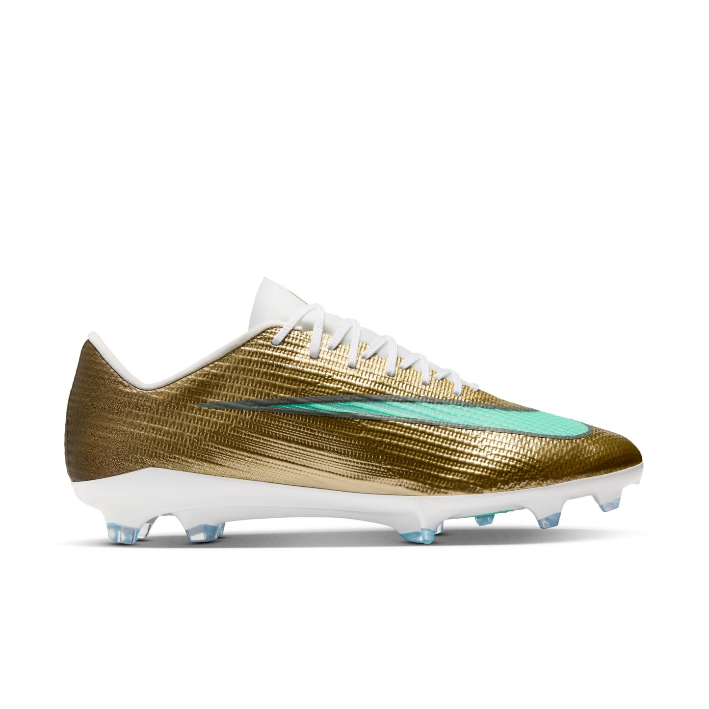 Nike Kylian Mbappe Mercurial Superfly 11 Pro FG Firm Ground Soccer Cleat - Metallic Gold/Green Glow