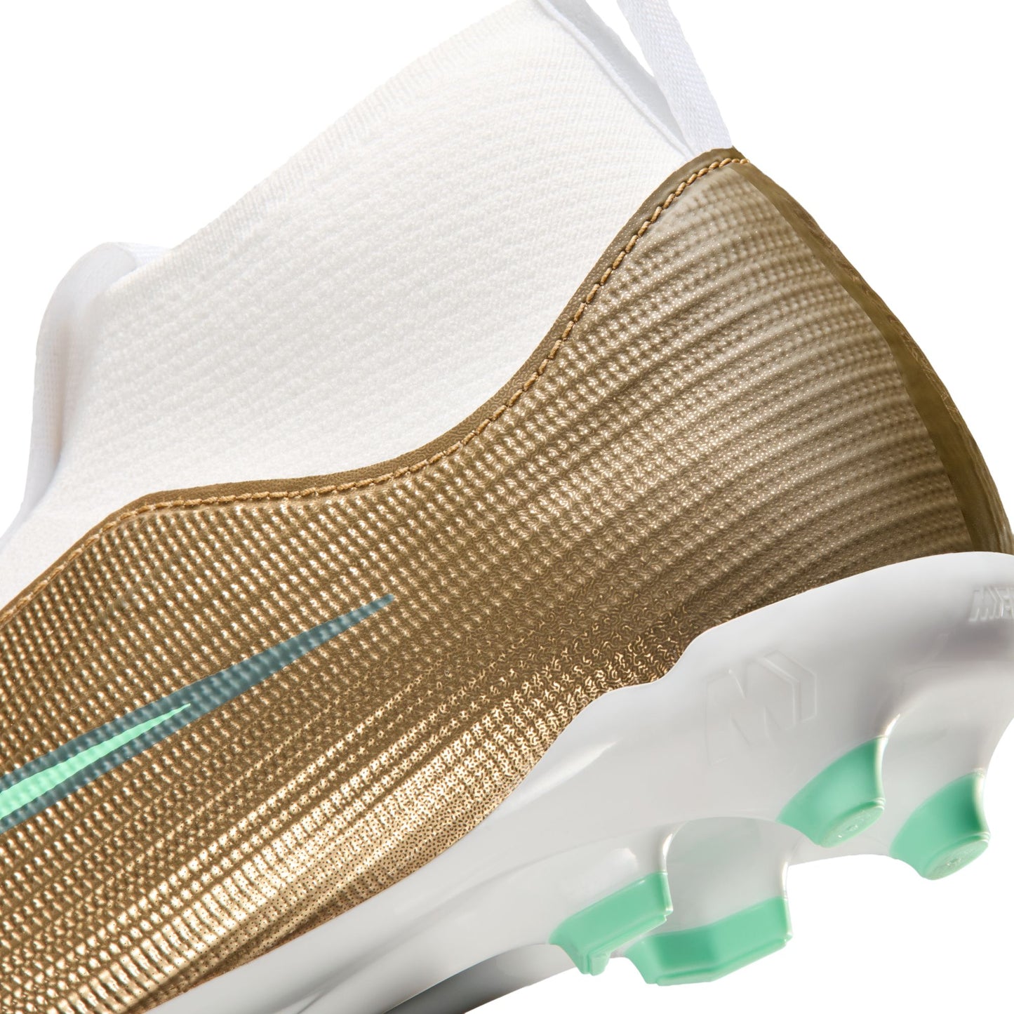 Nike Junior Kylian Mbappe Mercurial Superfly 11 Academy FG Firm Ground Soccer Cleat - Metallic Gold/Green Glow