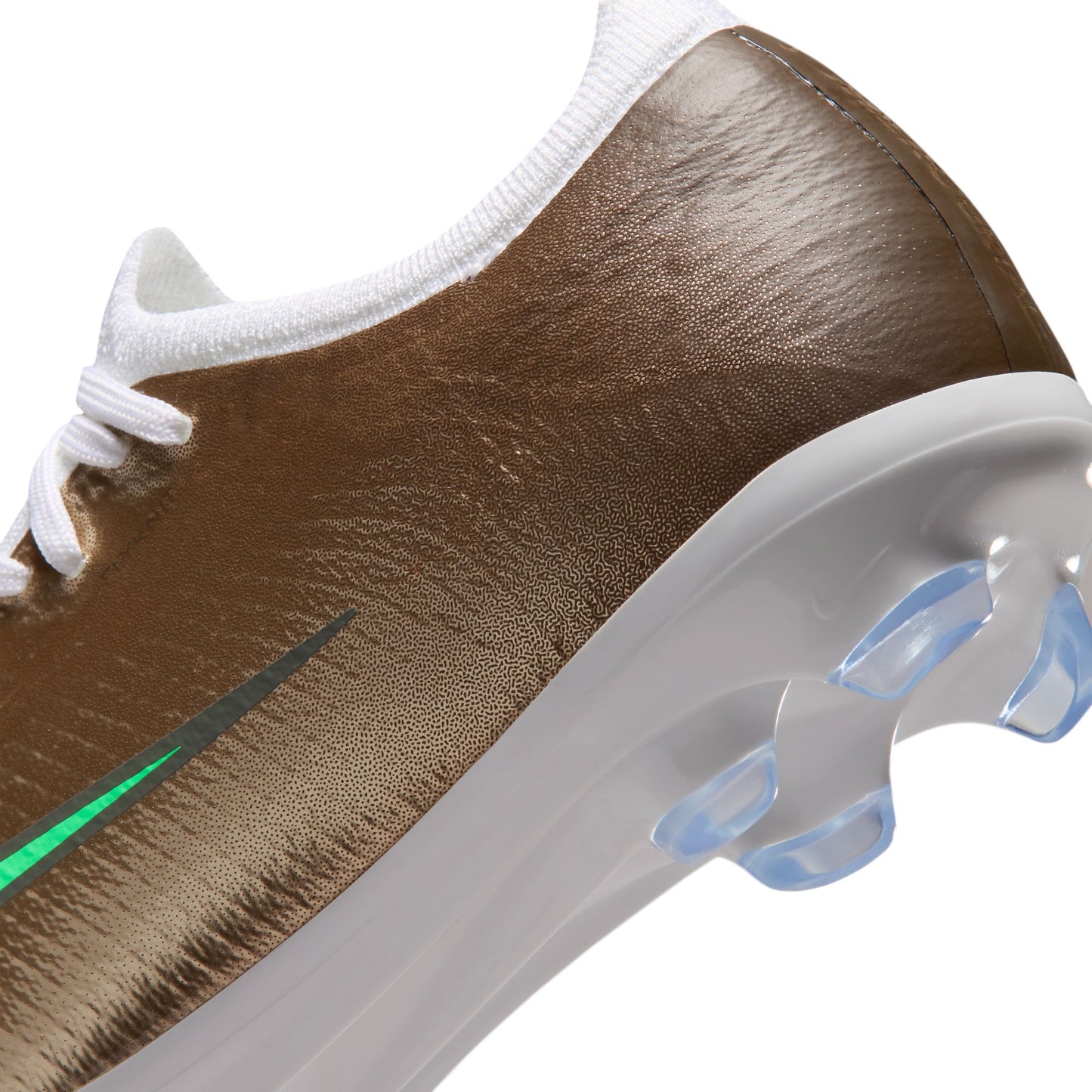 Nike Junior Kylian Mbappe Mercurial Vapor 17 Pro FG Firm Ground Soccer Cleat - Metallic Gold/Green Glow