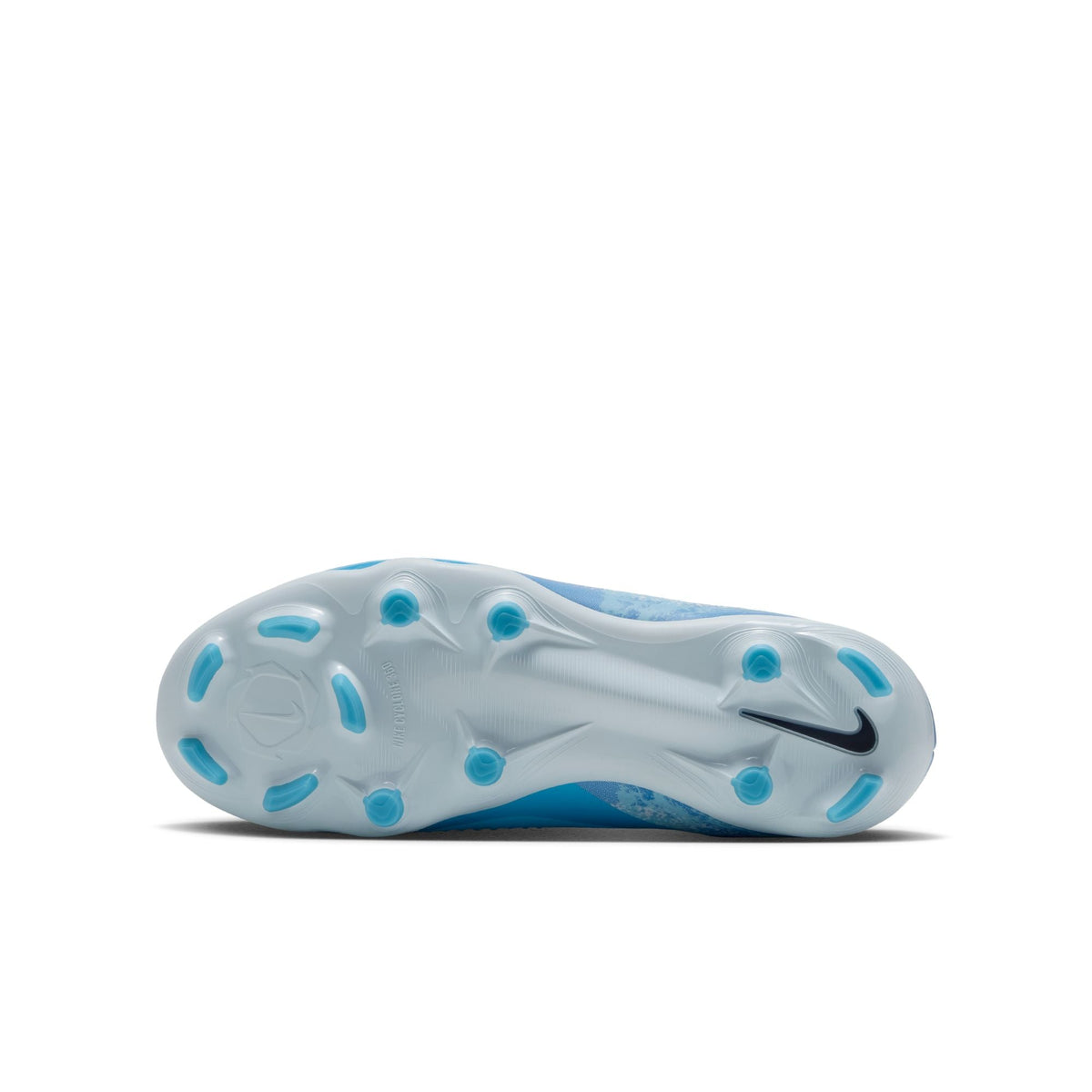 Nike Junior Phantom 6 Low Academy "Erling Haaland" FG Firm Ground Soccer Cleats - Baltic Blue/Blue Eclipse/Glacier Blue