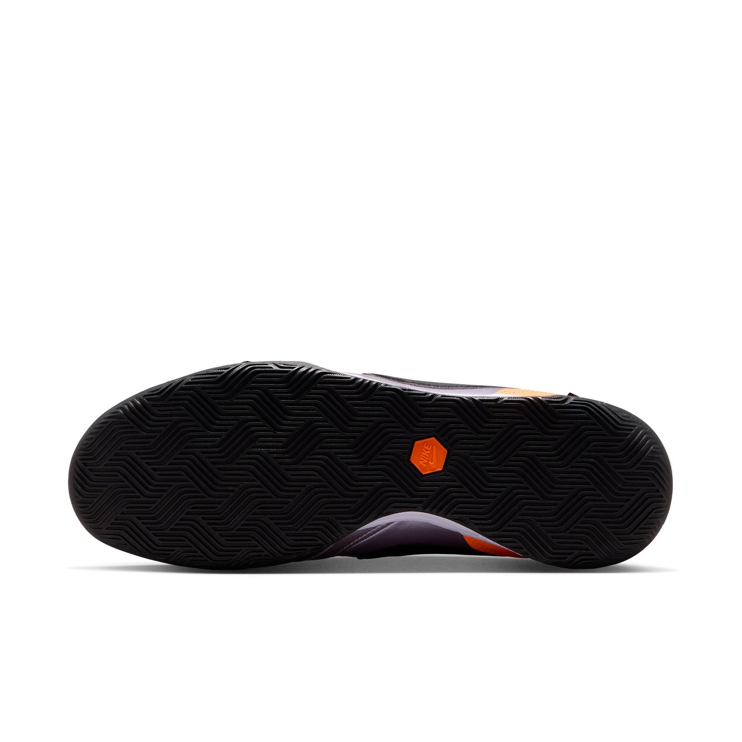 Nike Tiempo Streetgato PRM Heritage IC Indoor Soccer Shoe - Bleached Lilac/Black/Total Orange