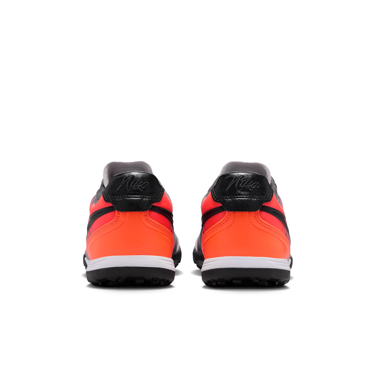 Nike Tiempo Ligera Heritage Pro TF Turf Soccer Cleat - Bleaced Lilac/Black/Total Orange