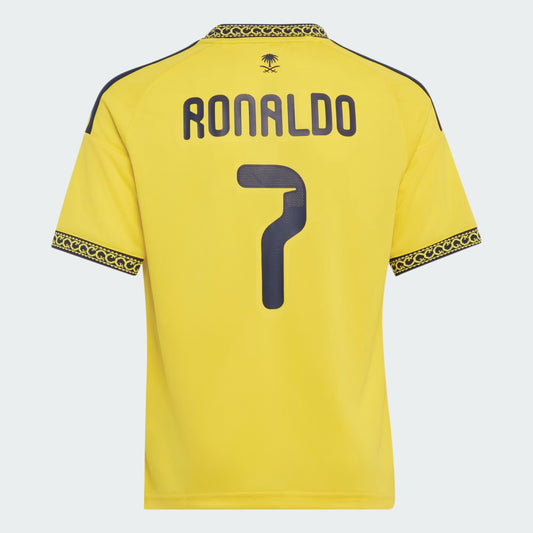 Kid's Replica Adidas Al Nassr Ronaldo Home Jersey 26/27