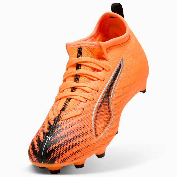 Puma Junior Ultra 6 Match FG/AG Firm Ground Soccer Cleat - Heat Fire/Black/Glowing Red