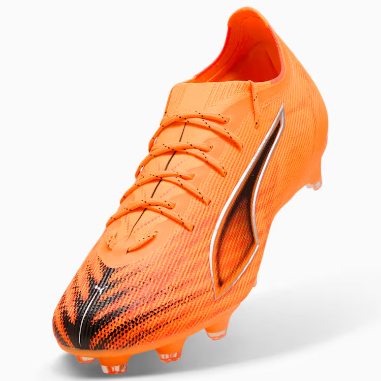 Puma Ultra 6 Pro FG Firm Ground Soccer Cleat - Heat Fire/Black/Glowing Red