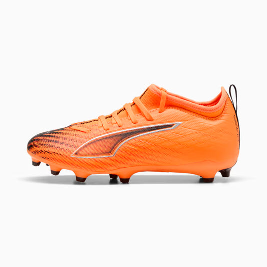 Puma Junior Ultra 6 Match FG/AG Firm Ground Soccer Cleat - Heat Fire/Black/Glowing Red