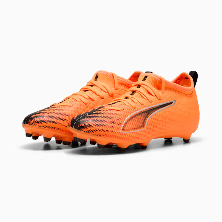 Puma Junior Ultra 6 Match FG/AG Firm Ground Soccer Cleat - Heat Fire/Black/Glowing Red