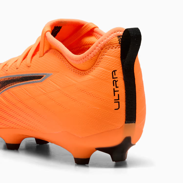 Puma Junior Ultra 6 Match FG/AG Firm Ground Soccer Cleat - Heat Fire/Black/Glowing Red