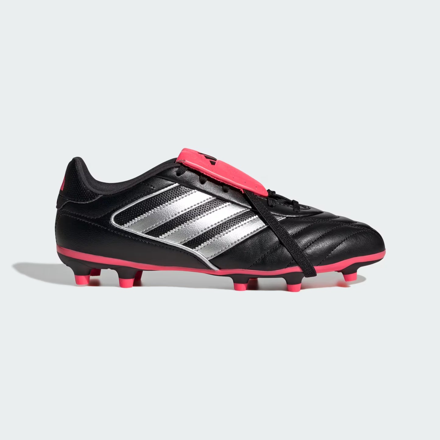 Adidas Copa Gloro II FG Firm Ground Soccer Cleats - Core Black/Silver Metallic/Solar Turbo