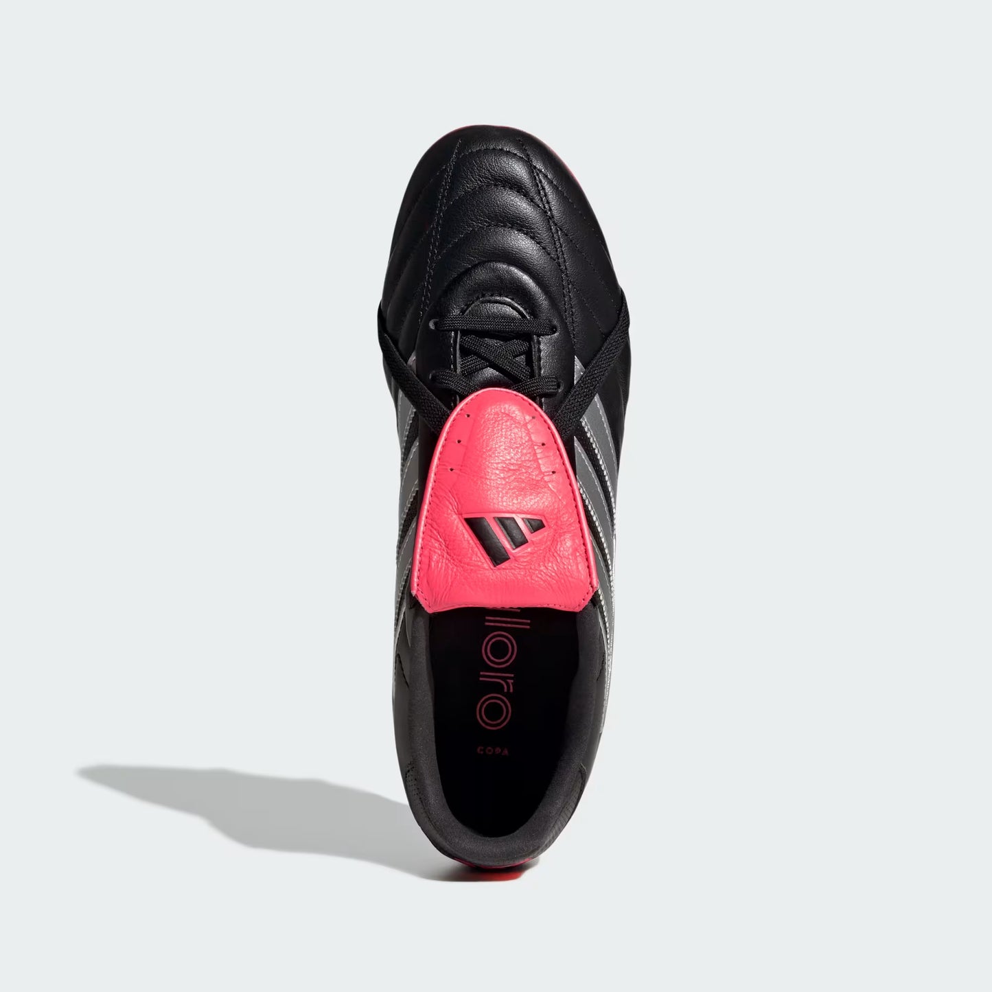Adidas Copa Gloro II FG Firm Ground Soccer Cleats - Core Black/Silver Metallic/Solar Turbo