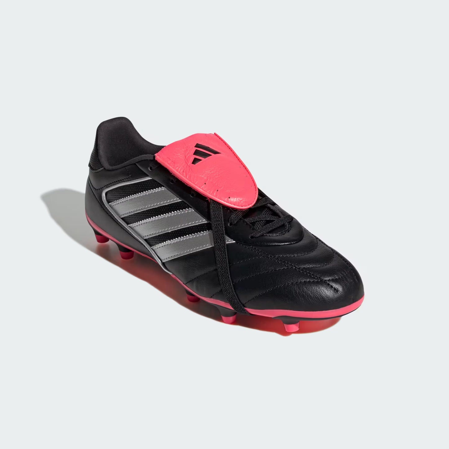 Adidas Copa Gloro II FG Firm Ground Soccer Cleats - Core Black/Silver Metallic/Solar Turbo