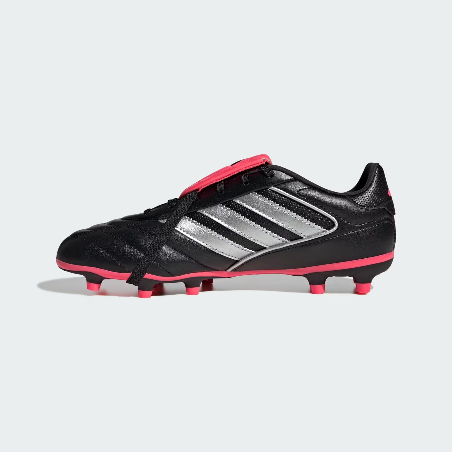 Adidas Copa Gloro II FG Firm Ground Soccer Cleats - Core Black/Silver Metallic/Solar Turbo