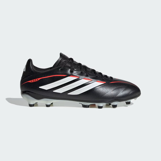 Adidas Junior Copa Pure IV League FG Firm Ground Soccer Cleat - Core Black/Cloud White/Lucid Red