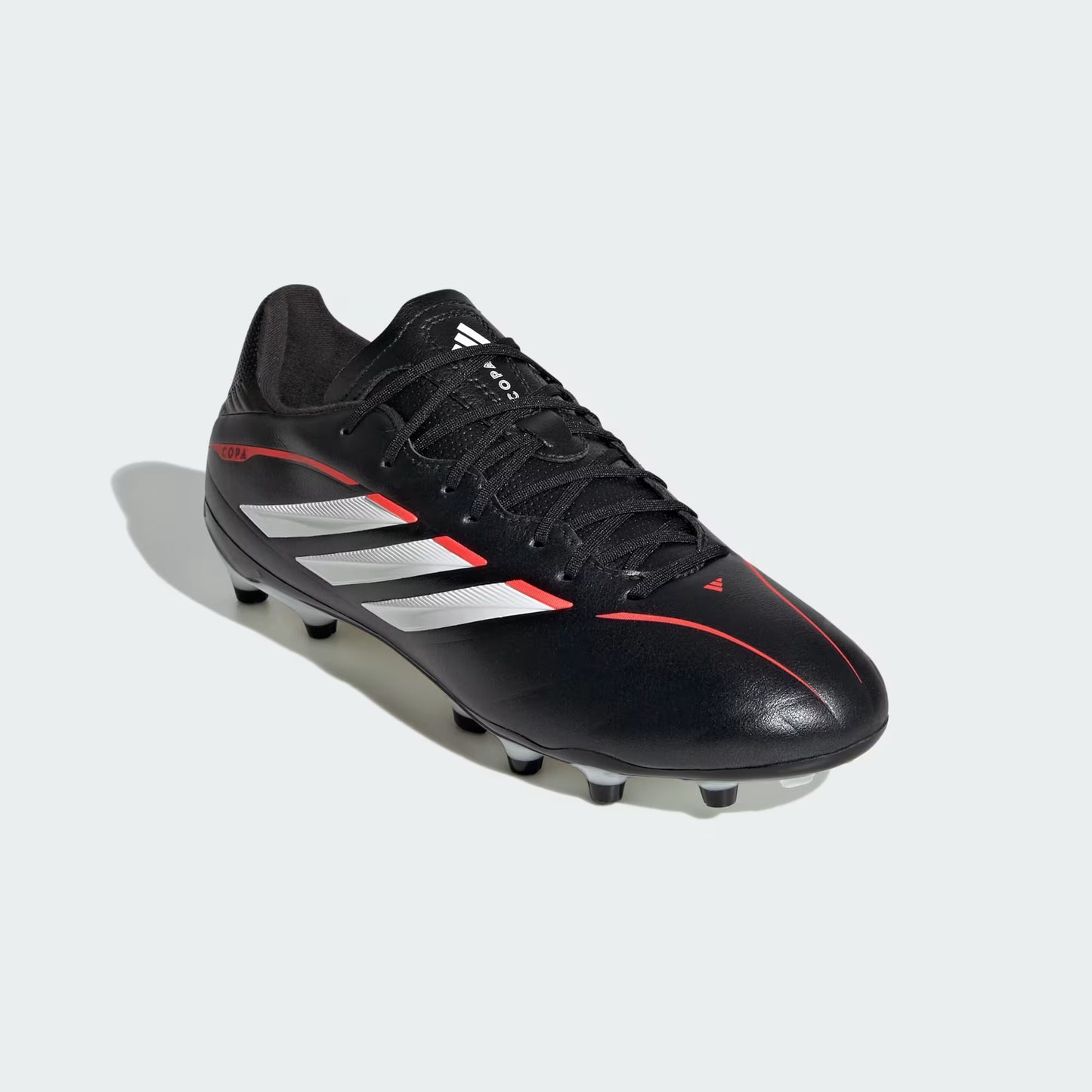 Adidas Junior Copa Pure IV League FG Firm Ground Soccer Cleat - Core Black/Cloud White/Lucid Red