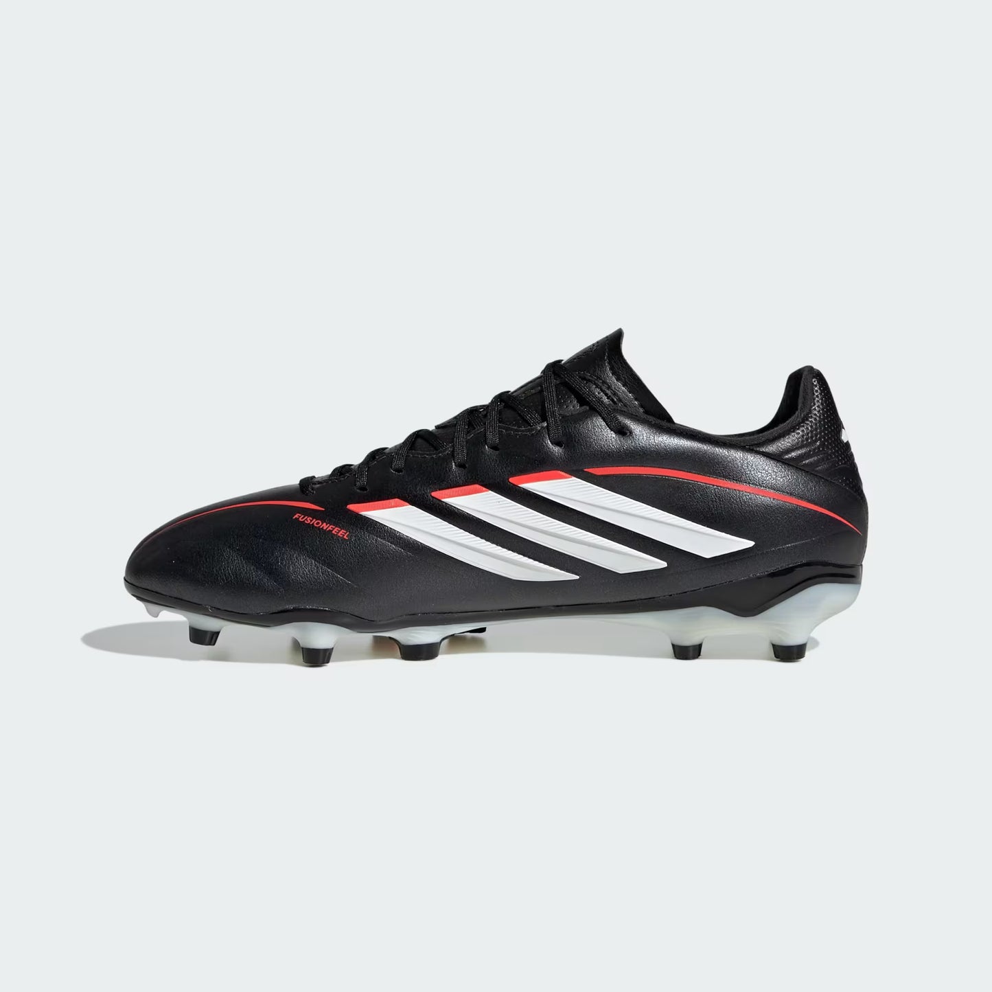 Adidas Junior Copa Pure IV League FG Firm Ground Soccer Cleat - Core Black/Cloud White/Lucid Red