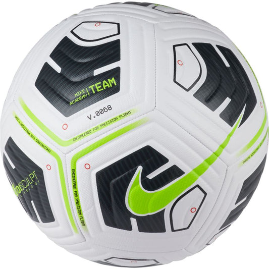 Nike Academy Team Soccer Ball - White/Black/Volt