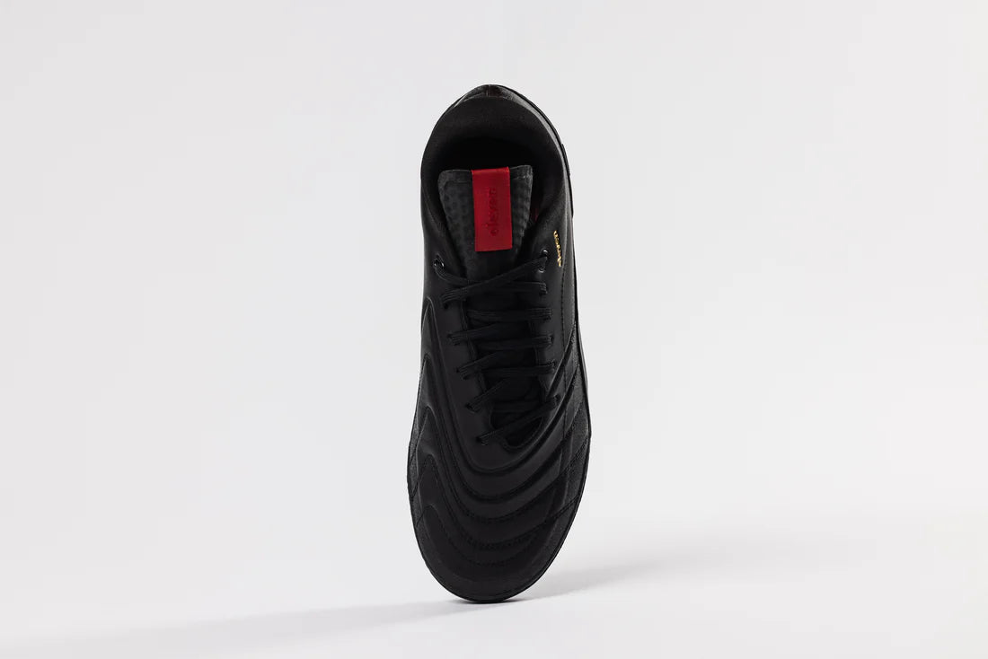 Eleven Football TF1 Turf Soccer Cleat - Black/Black/Red