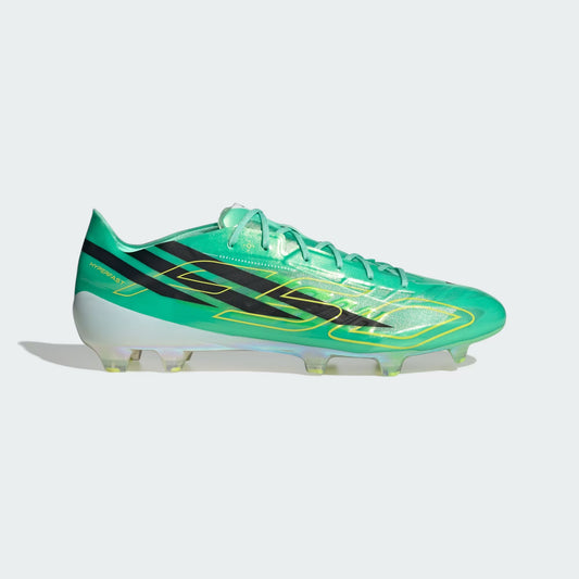 Adidas F50 Hyperfast EVO FG Firm Ground Soccer Cleat - Pulse Mint/Core Black/Solar Lemon