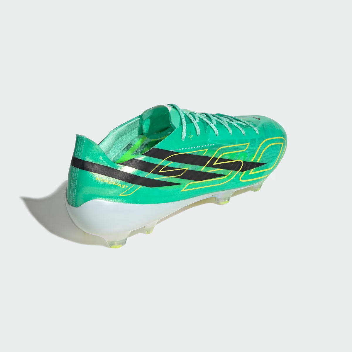 Adidas F50 Hyperfast EVO FG Firm Ground Soccer Cleat - Pulse Mint/Core Black/Solar Lemon