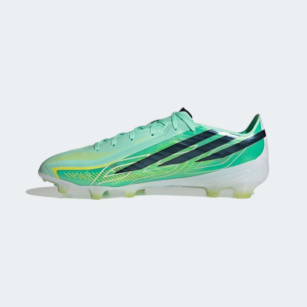 Adidas F50 Hyperfast Pro FG Firm Ground Soccer Cleat - Pulse Mint / Core Black / Solar Lemon