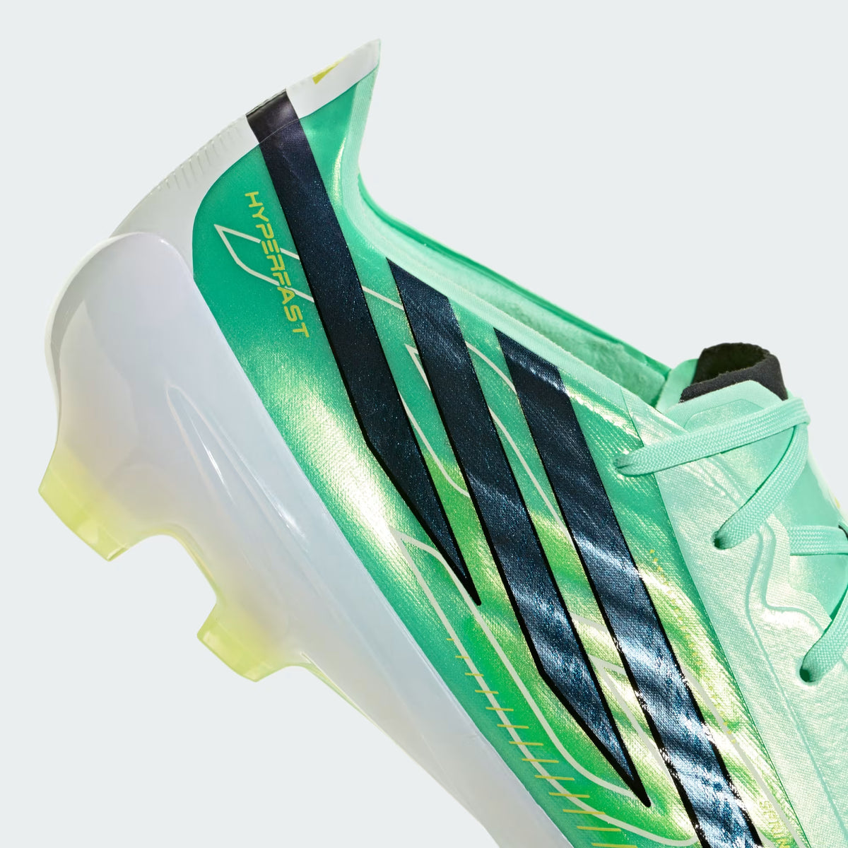 Adidas F50 Hyperfast Pro FG Firm Ground Soccer Cleat - Pulse Mint / Core Black / Solar Lemon
