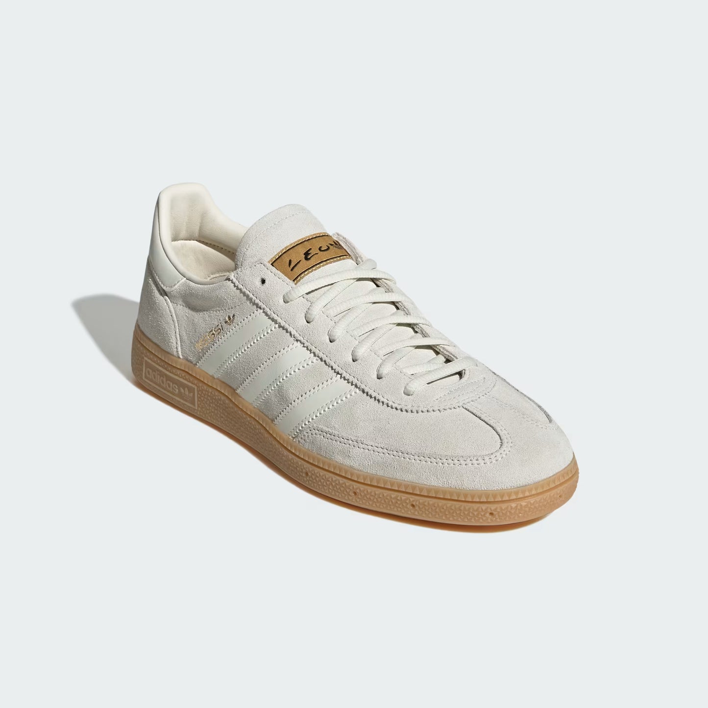 Adidas Handball Spezial Messi IN Indoor Soccer Shoes - Ivory/Ivory/Gold Metallic