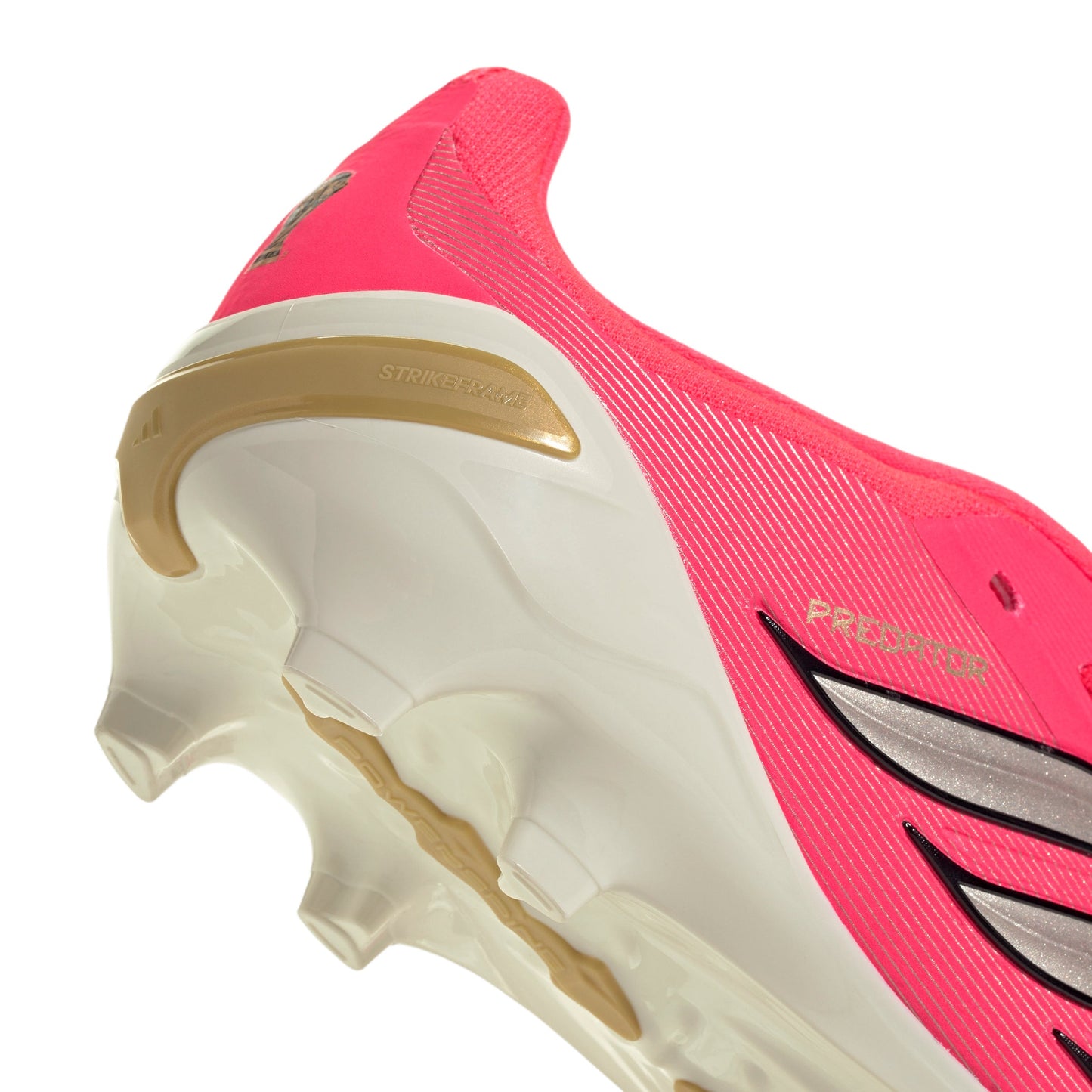 Adidas Junior Predator Elite FT FG Fold-Tongue Firm Ground Soccer Cleats - Solar Turbo/Thermal Chrome/Core Black