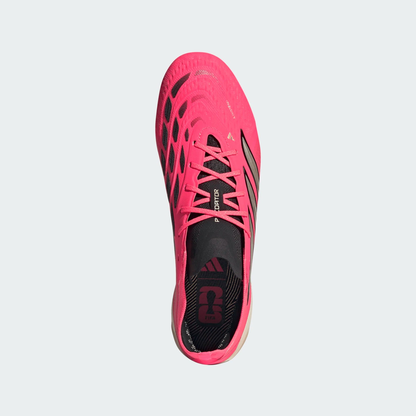Adidas Predator Elite FG Firm Ground Soccer Cleats - Solar Turbo/Thermal Chrome/Core Black