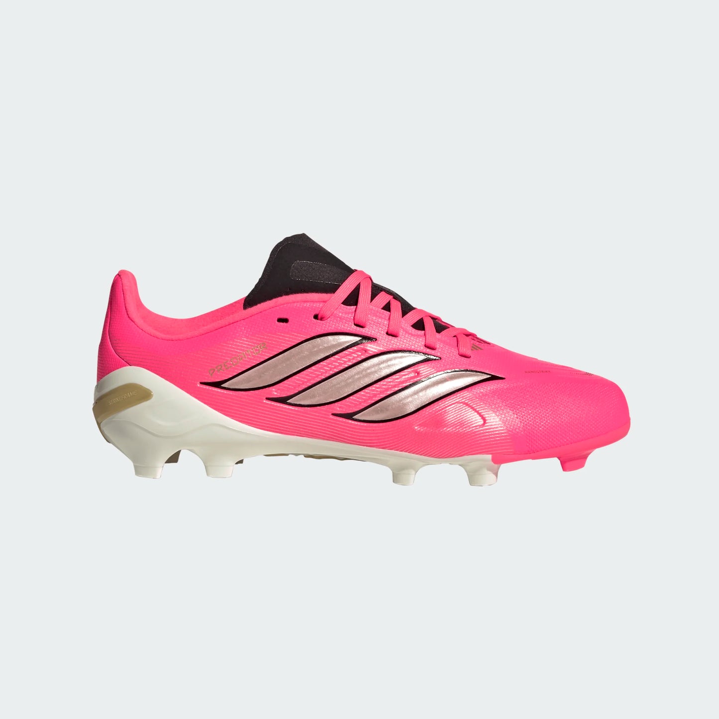 Adidas Junior Predator League FG Firm Ground Soccer Cleats - Solar Turbo/Thermal Chrome/Core Black