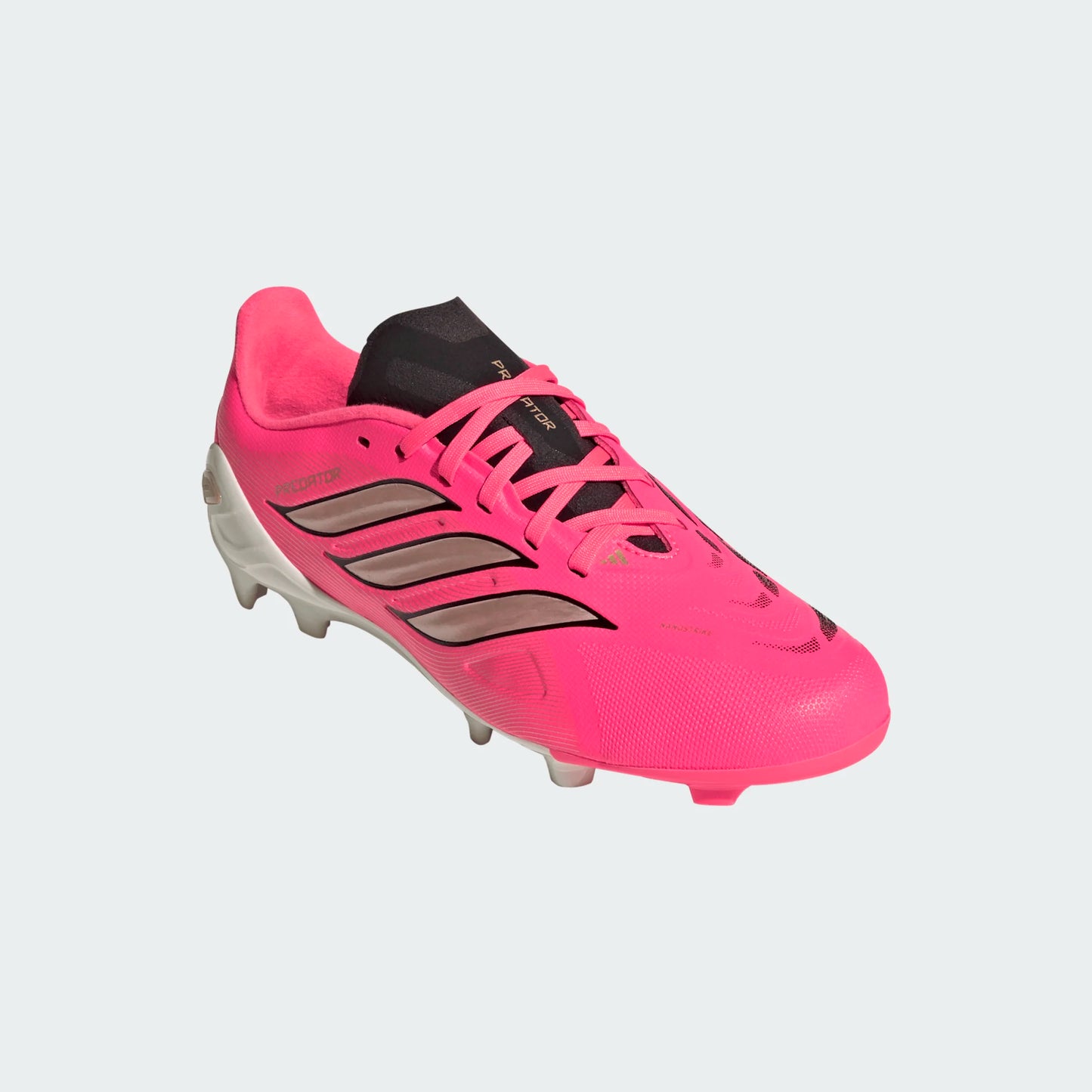 Adidas Junior Predator League FG Firm Ground Soccer Cleats - Solar Turbo/Thermal Chrome/Core Black