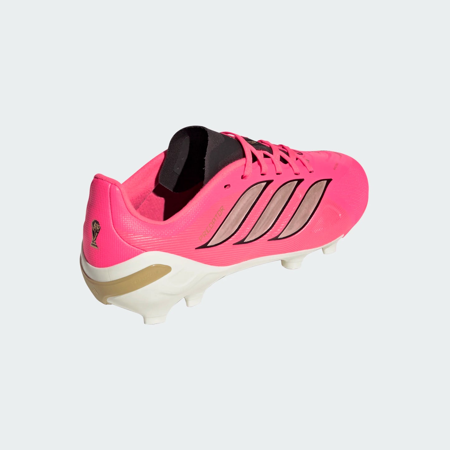 Adidas Junior Predator League FG Firm Ground Soccer Cleats - Solar Turbo/Thermal Chrome/Core Black
