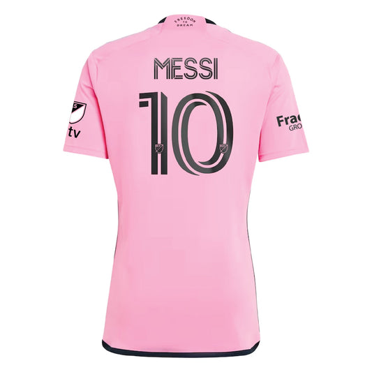 Kid's Replica Adidas Messi Inter Miami Home Jersey 2024