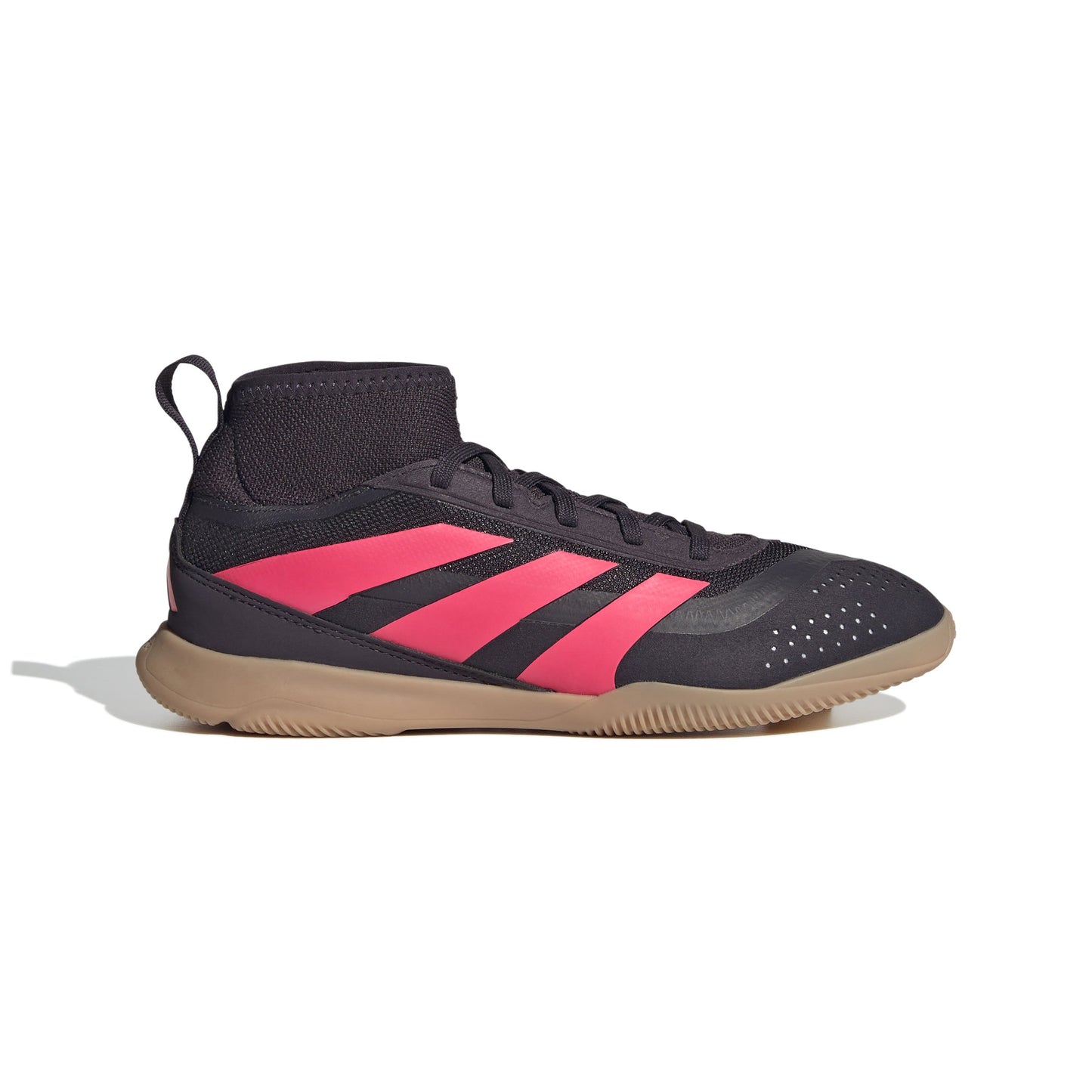 Adidas Junior Predator League IN Indoor Soccer Shoe - Aurora Black/Turbo/GUM 3