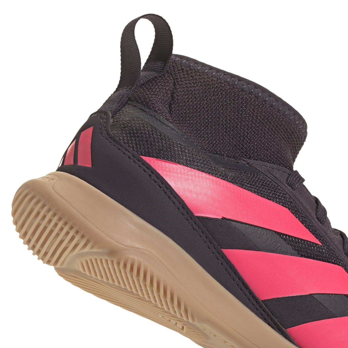 Adidas Junior Predator League IN Indoor Soccer Shoe - Aurora Black/Turbo/GUM 3