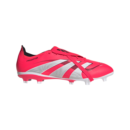 Adidas Predator League FT Fold Tongue FG Firm Ground Soccer Cleat - Lucid Red/Cloud White/Core Black