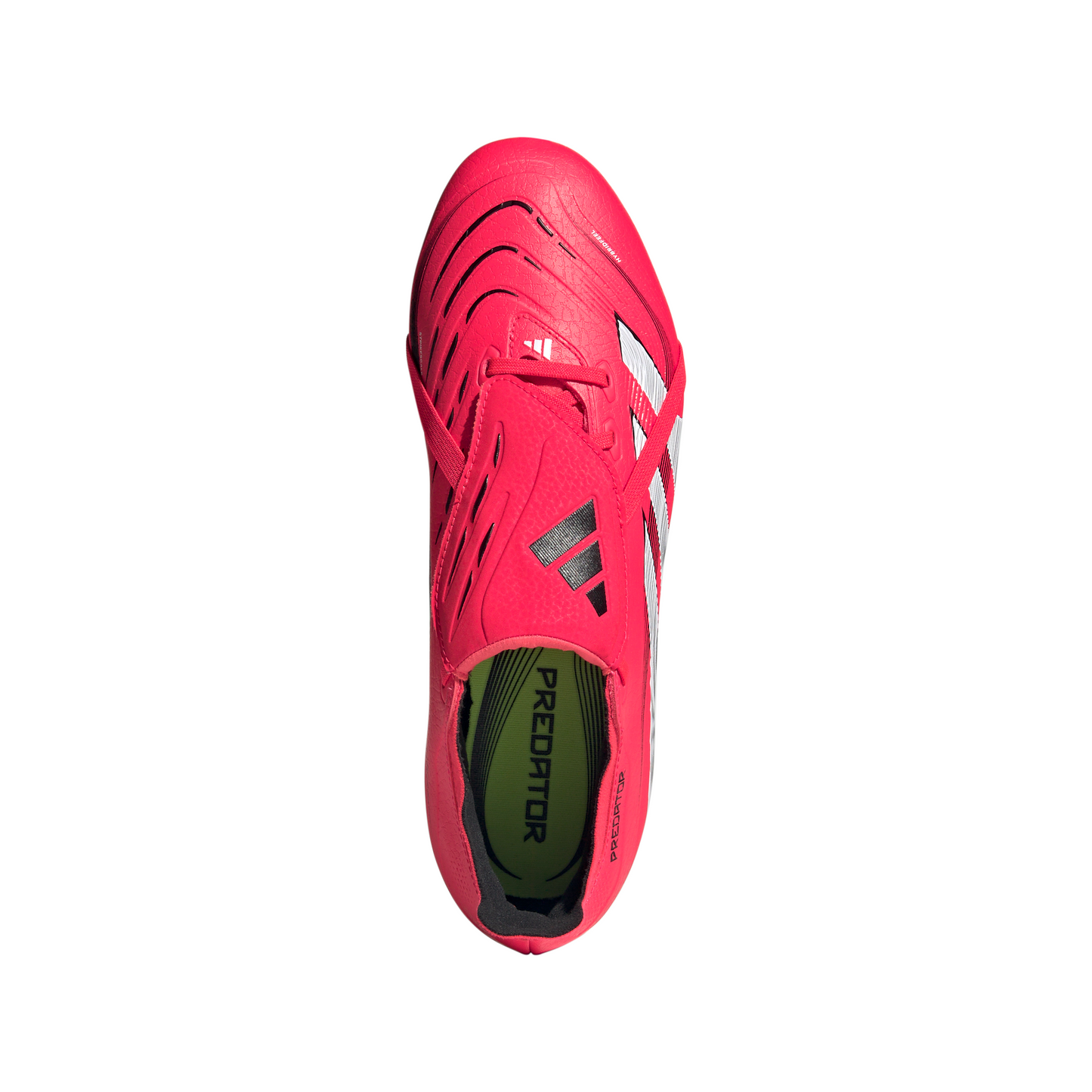 Adidas Predator League FT Fold Tongue FG Firm Ground Soccer Cleat - Lucid Red/Cloud White/Core Black