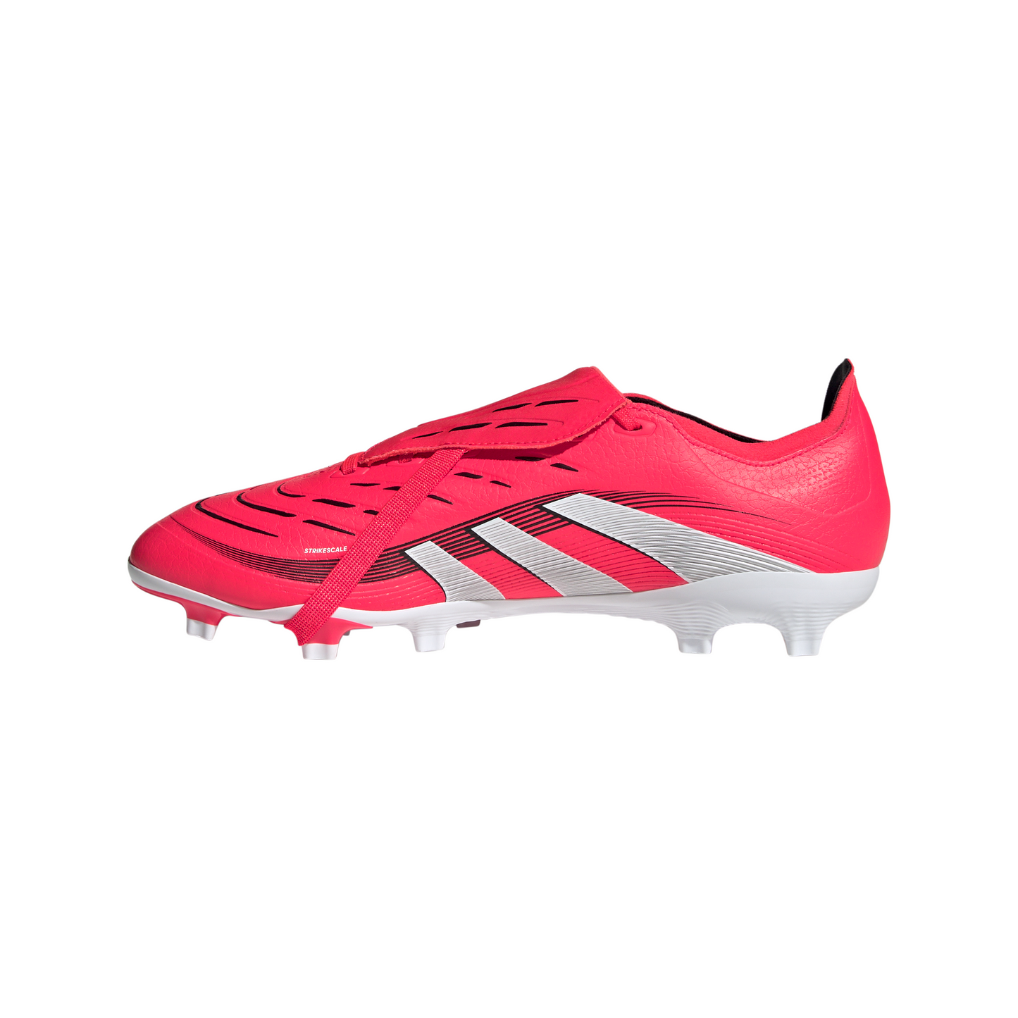 Adidas Predator League FT Fold Tongue FG Firm Ground Soccer Cleat - Lucid Red/Cloud White/Core Black