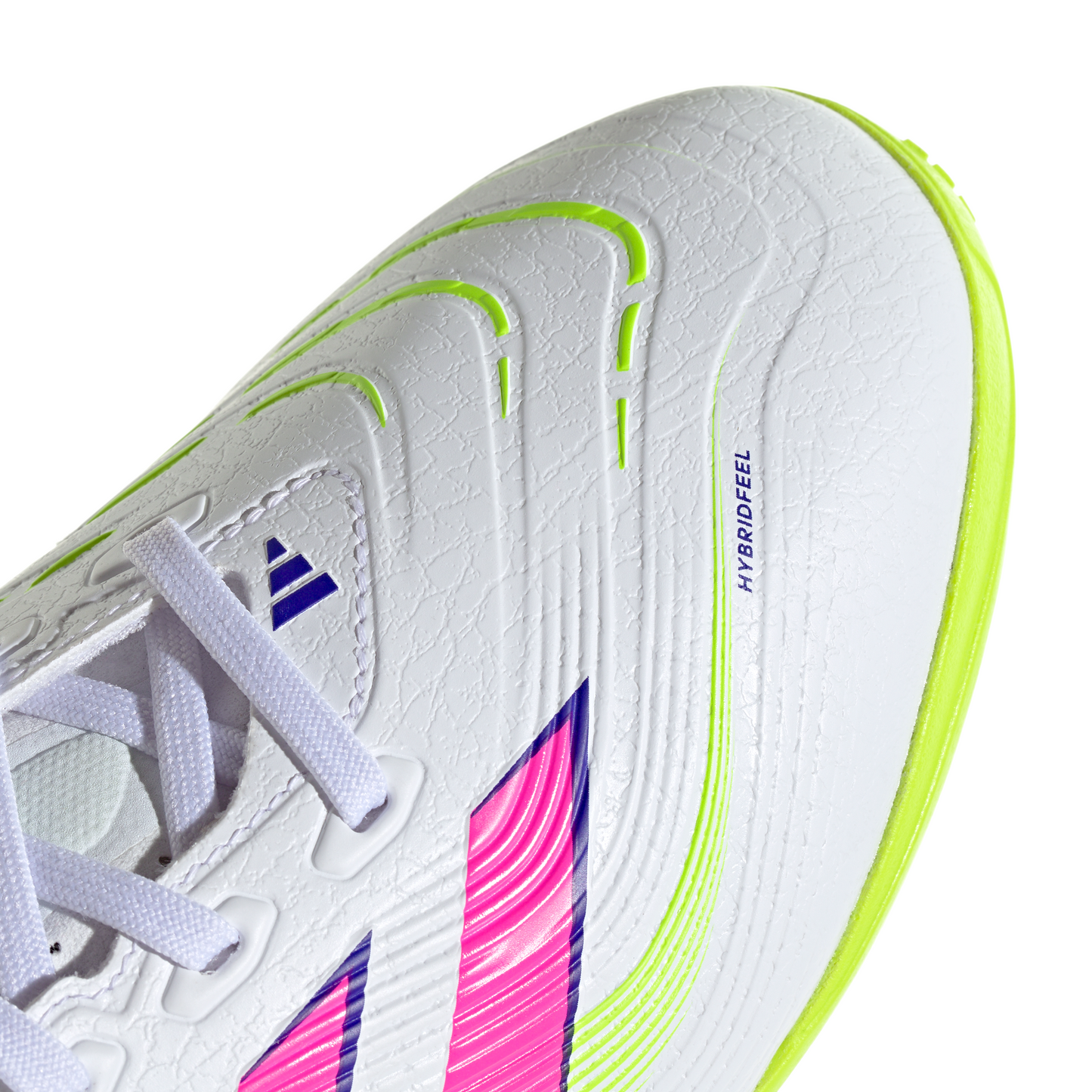 Adidas Predator League TF Turf Soccer Cleat - Cloud White/Lucid Pink/Lucid Lemon