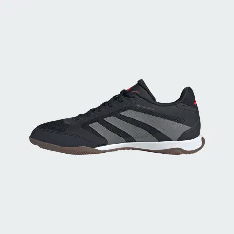 Adidas Predator League IN Indoor Soccer Shoe - Core Black/Grey Four/Lucid Red